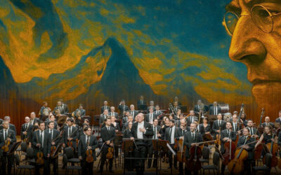 Mahler y Simon Trpčesk junto a la OSNC en el Teatro Mayor